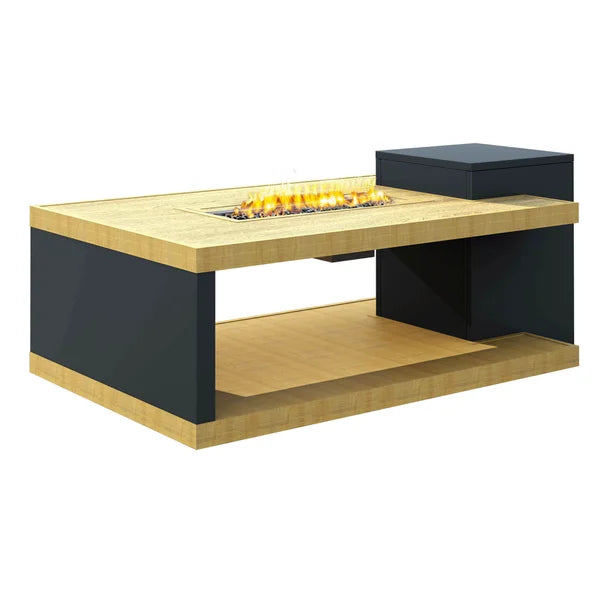 Starlight 4-piece Patio Conversation Set with Fire Table