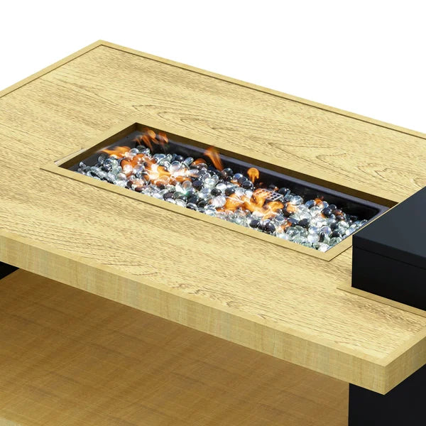 Starlight 4-piece Patio Conversation Set with Fire Table