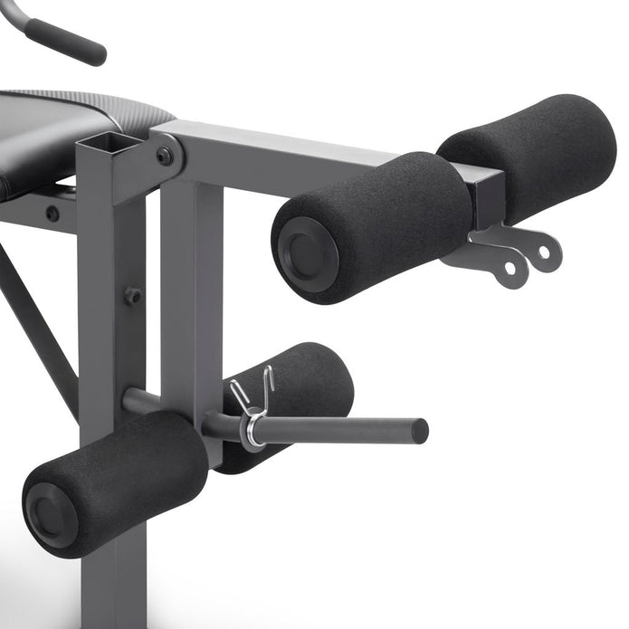Marcy Standard Weight Bench with Butterfly and Leg Developer Home Gym