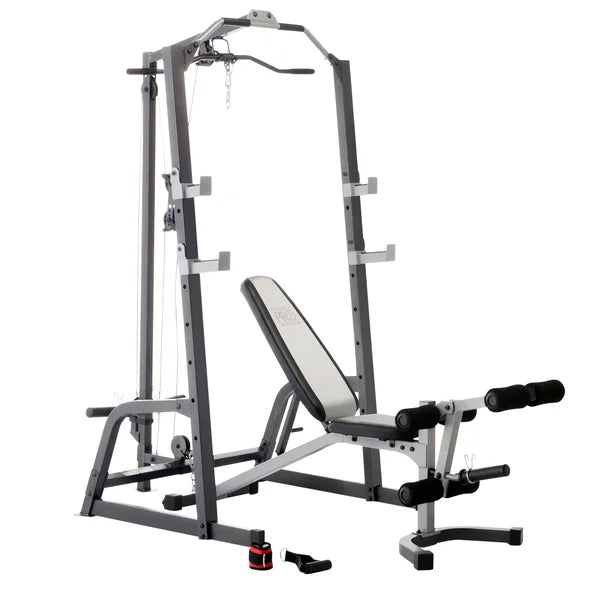 Marcy Cage System with Weight Lifting Bench