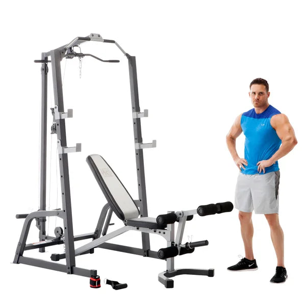 Marcy Cage System with Weight Lifting Bench