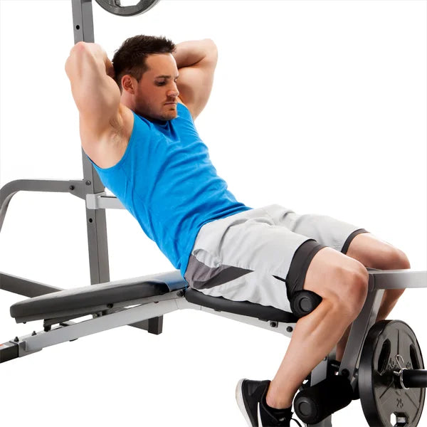 Marcy Cage System with Weight Lifting Bench