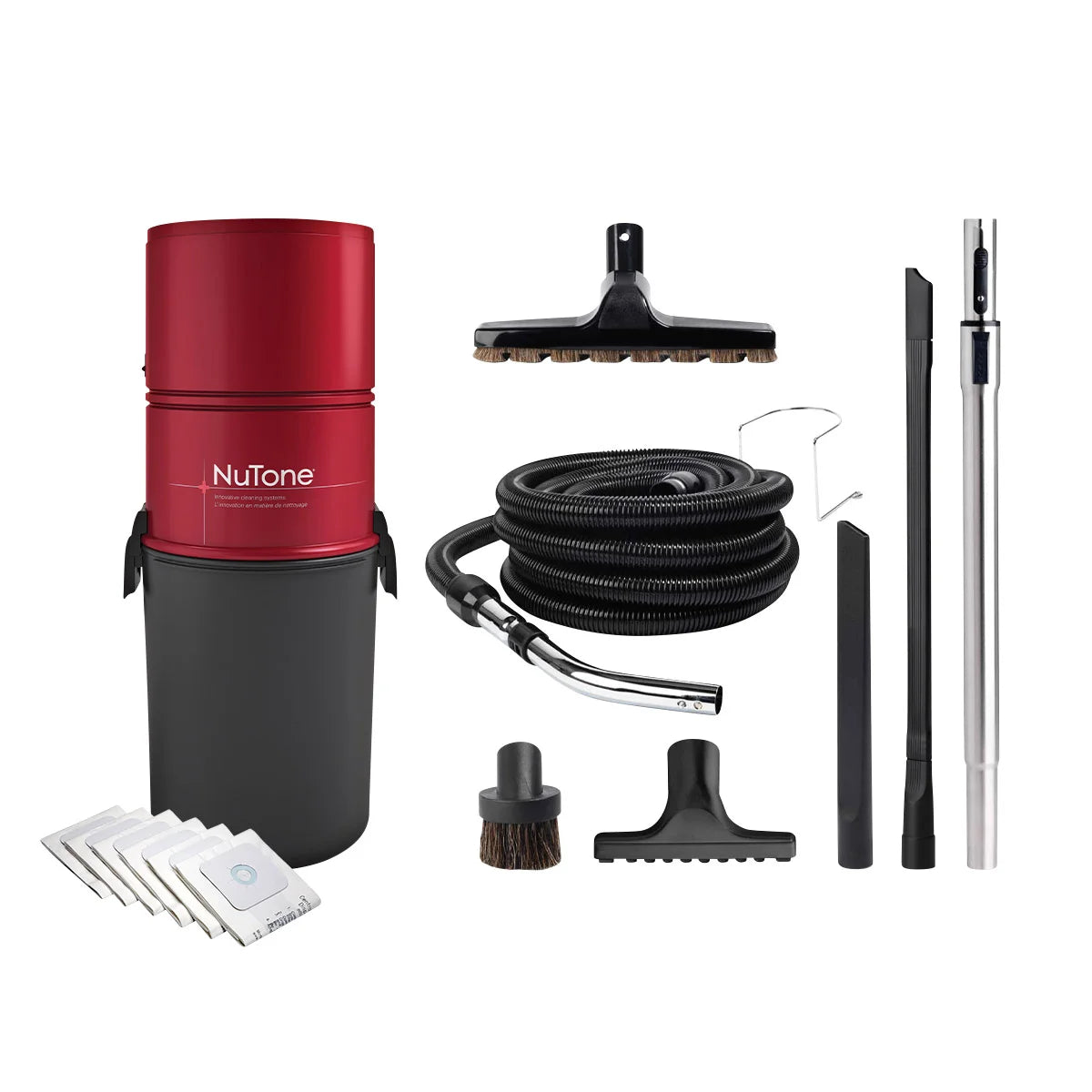 NuTone Central Vacuum Cleaner 550 Airwatts with Hard Flooring Accessory Kit