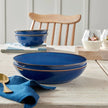 Denby Imperial Blue Pasta Bowls, 4-pieces