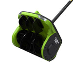Greenworks 80V 12" Brushless Snow Shovel with Directional Vanes and Mounting Ring Desgin, 2.0Ah Battery, Charger and Shoulder Strap Included