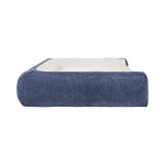 Rectangular Bolster 46" x 36" Pet Bed, Navy