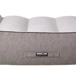Rectangular Bolster 46" x 36" Pet Bed, Honey Brown