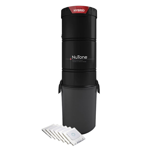 NuTone Central Vacuum Cleaner 700 Airwatts with Bonus 6 Disposable Dust Bags