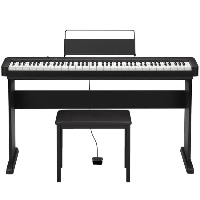Casio Ultra Compact CSF-10 88 Note Digital Piano Bundle with Bench
