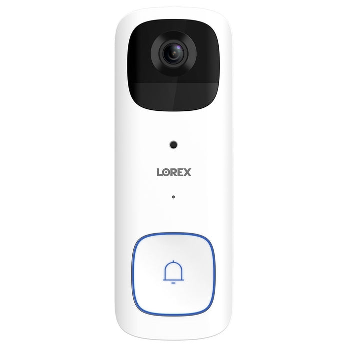 Lorex 2K Battery Video Doorbell with Wi-Fi Chimebox