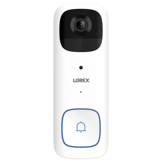 Lorex 2K Battery Video Doorbell with Wi-Fi Chimebox