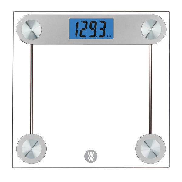 Weight Watchers Digital Glass Scale with Blue Backlight