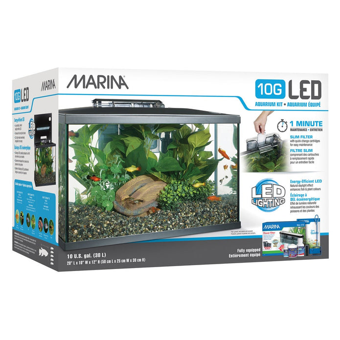 Marina LED Aquarium Kit, 38 Litre (10 US Gallon)