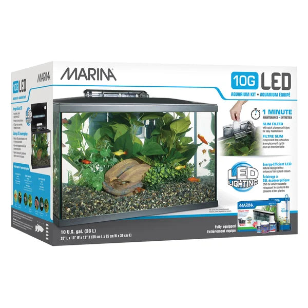 Marina LED Aquarium Kit, 38 Litre (10 US Gallon)