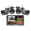 Defender PHOENIXHD Non-WiFi, Plug-in Power Security System with 4 Cameras & 10.1” HD Monitor