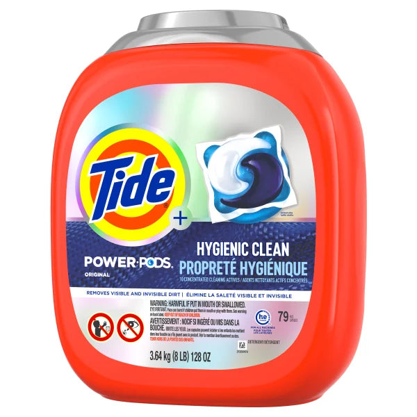 Tide Hygienic Clean Power PODS Laundry Detergent Pacs, Original, 79-count
