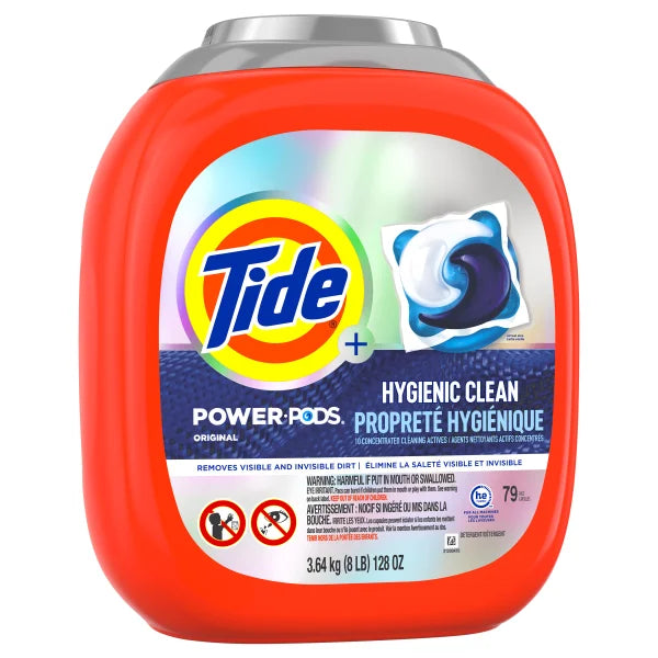 Tide Hygienic Clean Power PODS Laundry Detergent Pacs, Original, 79-count