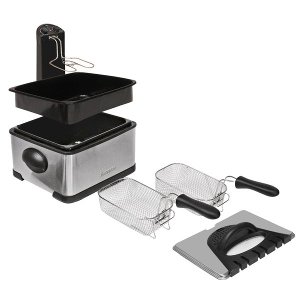 Kenmore 4 L (4.23 qt.) Basket Deep Fryer, Stainless Steel