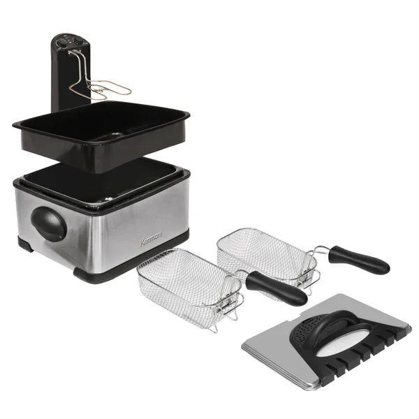 Kenmore 4 L (4.23 qt.) Basket Deep Fryer, Stainless Steel