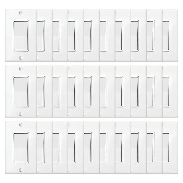 Xtricity - Decorative 3 Way Switch, 30-pack