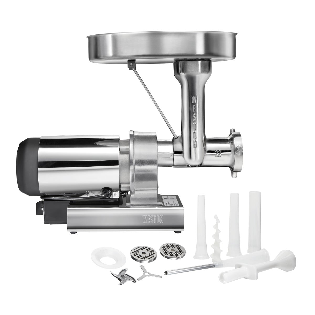 Weston Butcher Series #22 Meat Grinder and Sausage Stuffer