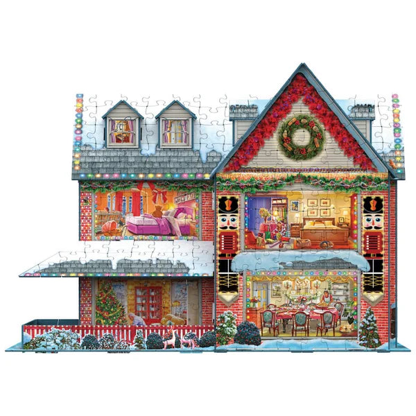 Eurographics 3D Christmas House 1100 Piece Puzzle