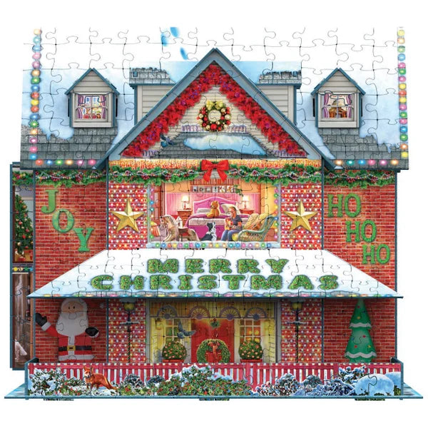 Eurographics 3D Christmas House 1100 Piece Puzzle