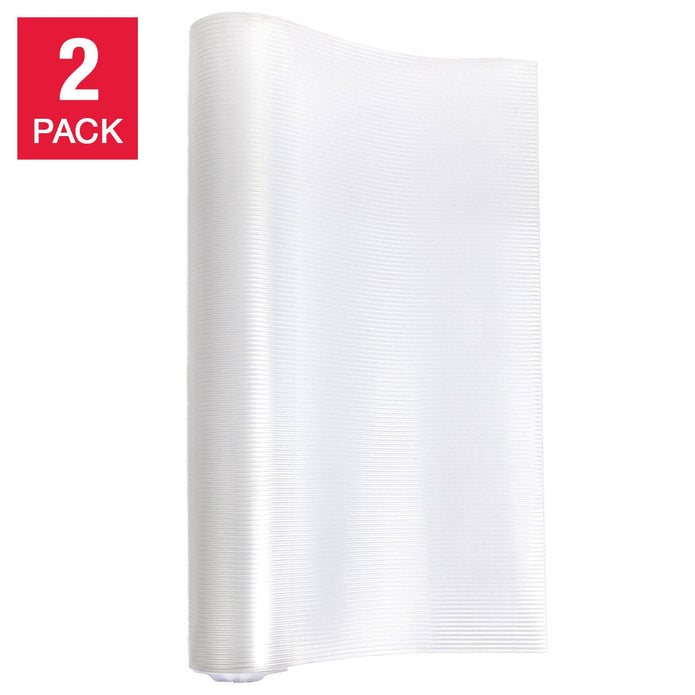 Smart Design 45.7 cm x 6.1 m (18 in. x 20 ft.) EVA Shelf Liner, 2-pack