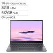 Acer Chromebook Plus 514 Bundle, 14-in. Touchscreen, Intel Core 3 N355 – 8GB RAM, 512GB SSD