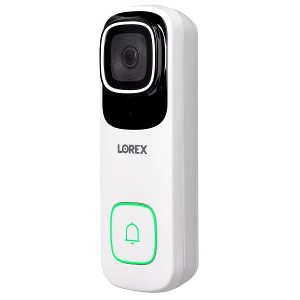 Lorex 4K Wired Video Doorbell with 2K Floodlight Wi-Fi Camera