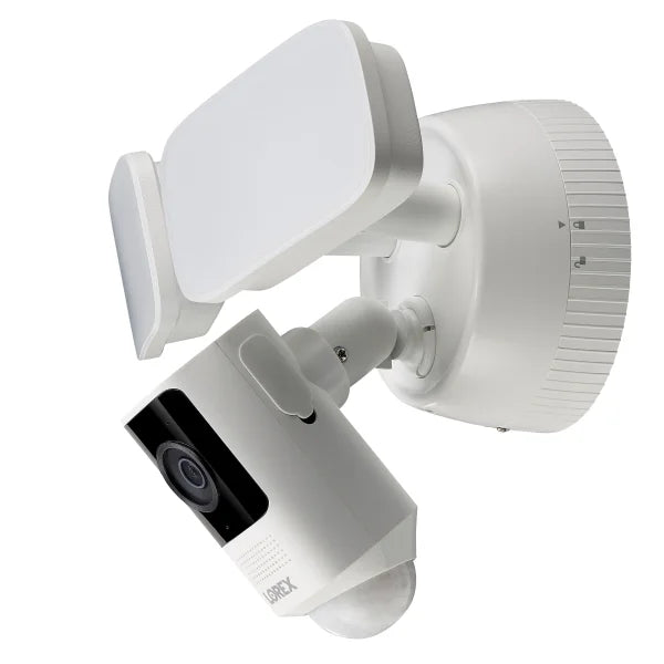 Lorex 2K Floodlight Wi-Fi Camera with 4K Spotlight Wi-Fi Security Camera