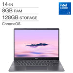 Acer 14.0-in. Chromebook Plus, Intel Core 3 N355– 8GB RAM, 128GB Storage