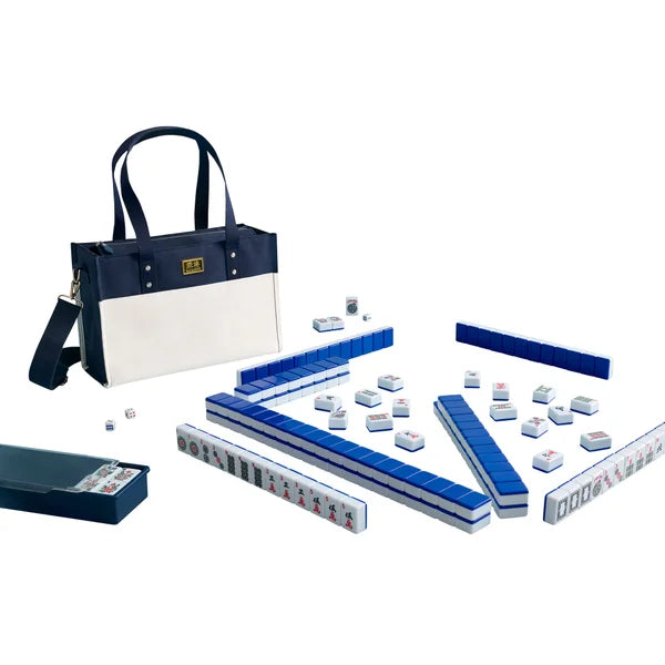 Mahjong Tile Set with Storage Tote