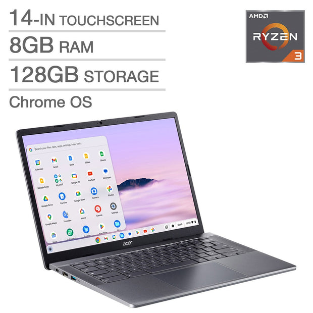 Acer Chromebook Plus 514 CB514-3HT-R8RB, AMD Ryzen 3 7320C