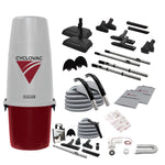 Cyclovac Nitro Max XL - Central Vacuum with 2 Electric Power Nozzles and 1 Garage Kit – 700 Airwatts