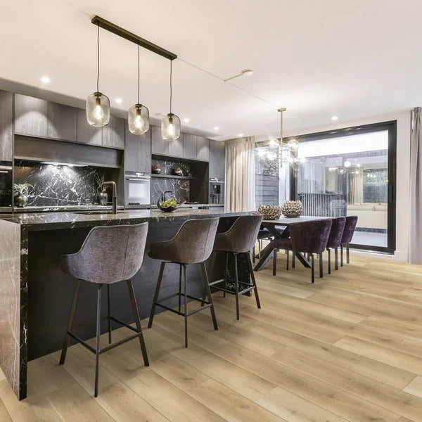 Golden Select Biscotti Rigid Core SPC 6mm Vinyl Flooring 7.2 in. x 48 in.