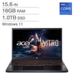 Acer Nitro Gaming Laptop, 15.6-in. Intel Core i7-13620H – 16GB RAM, 1TB SSD, 8GB NVIDIA GeForce RTX 5060
