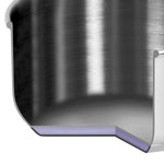 Lagostina Stainless Steel Sauté Pan with Lid, 28 cm (5 L)