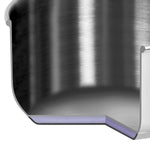 Lagostina Stainless Steel Sauté Pan with Lid, 28 cm (5 L)