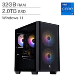 Acer Nitro 60 Gaming Desktop, Intel Core i7-14700F - 32GB RAM, 2 TB SSD, 12 GB NVIDIA GeForce RTX 5070