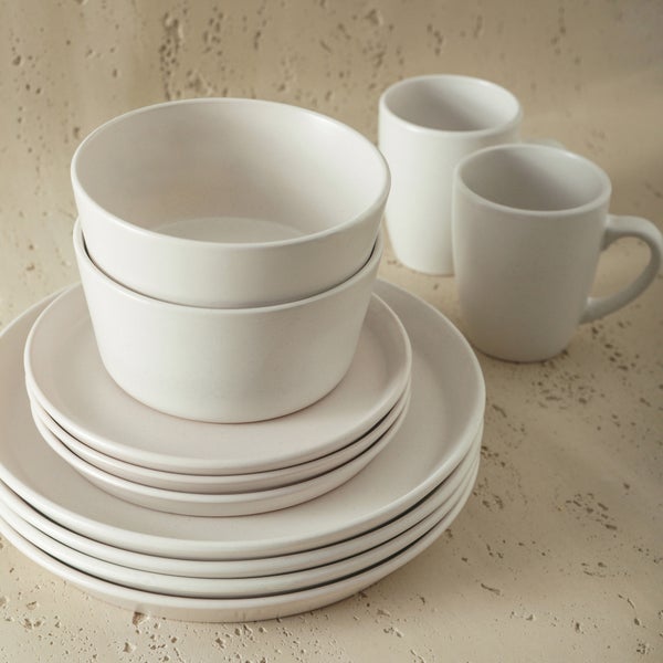 Stone Lain Albie Stoneware Dinnerware Set, 16-pieces