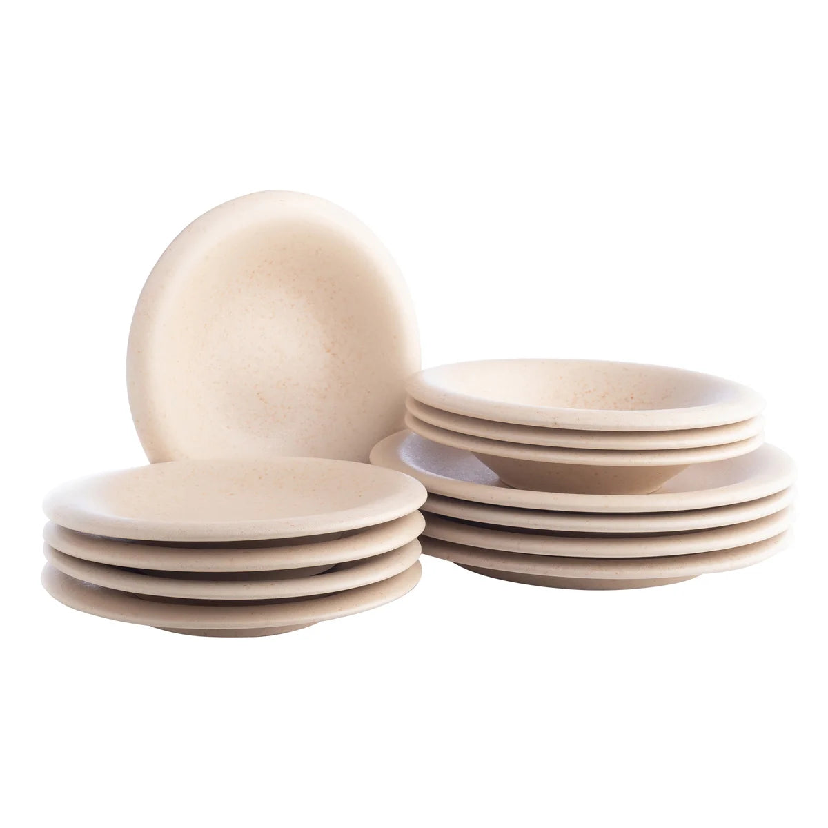 Stone Lain Aro Stoneware Dinnerware Set, 12-pieces