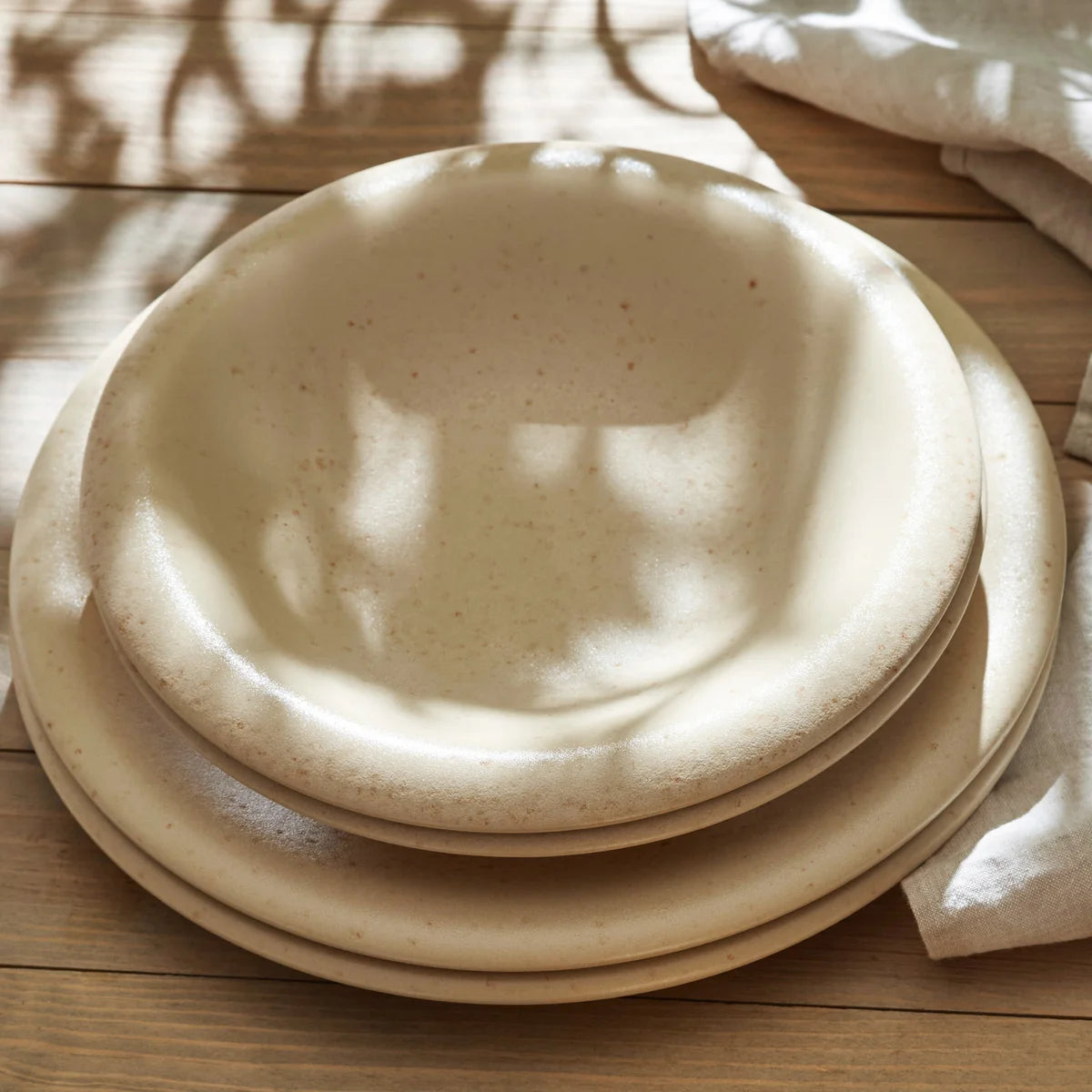 Stone Lain Aro Stoneware Dinnerware Set, 12-pieces