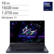 Acer Predator Helios Neo 16 AI Gaming Laptop, 16-in. Intel Core Ultra 7 255HX – 16GB RAM, 1TB SSD, 8 GB Nvidia GeForce RTX5070