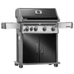 Napoleon Rogue 525 Propane Gas BBQ with Range Side Burner, with Cover