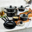 Lagostina Endura Ceramic Non-stick Cookware Set, 13-pieces