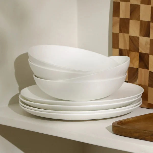 Stone Lain Taglio Bone China Dinnerware Set, 12-pieces