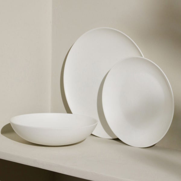 Stone Lain Taglio Bone China Dinnerware Set, 12-pieces