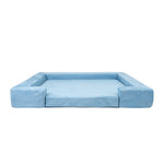 JUNO Pet Bed, Blue, 43" x 33"