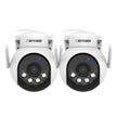 Defender AI POWERED 4K Everwatch PTZ 360 Degree Wi-Fi Outdoor Plug-in Power Security Camera, 2-pack